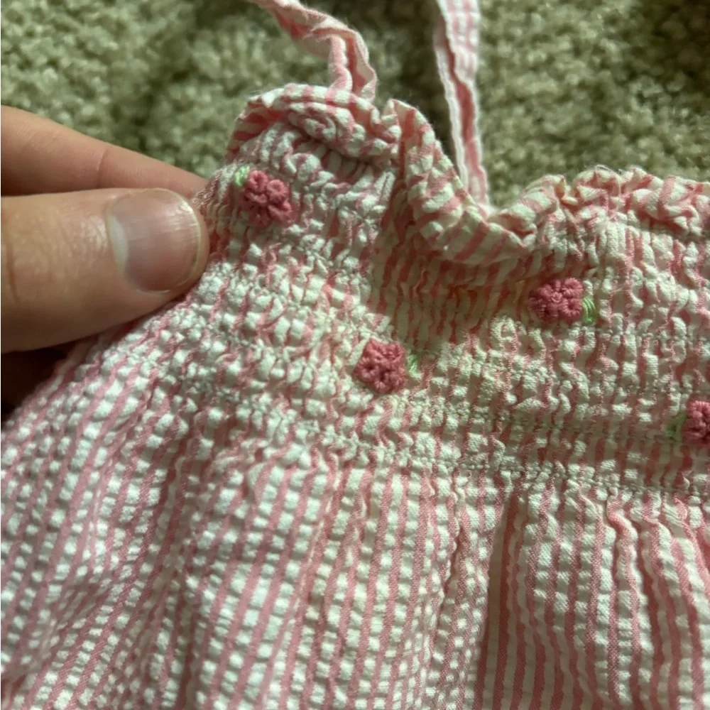 Janie and jack pink baby one piece pink jumper up to 12 months
